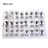Set argento da 48 pezzi