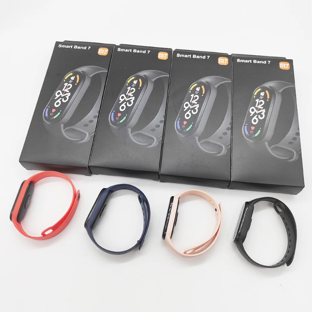 2024 Latest Smart Band 7 M3 M4 M5 M6 M7 Fitness Watch Activity Tracker Smart Watches Mi Band M6 M7