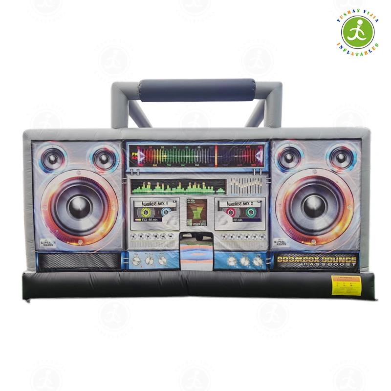 Wholesale Party Rental Equipment Boombox Bouncer House Boom Box Bouncer