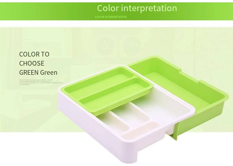 Drawer storage box Japanese drawer tableware organizer box multi-purpose sorting box desktop debris organizer factory