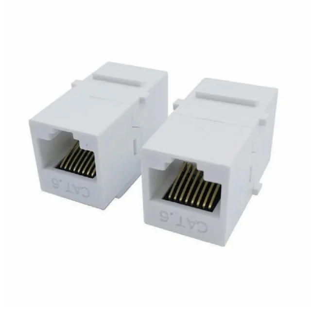 High Speed Network Cabling 24AWG 250MHz 10Gbps Shielded RJ45 Jack with 50μ Gold Plated Contacts Category 6 Network Module