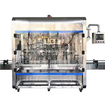 high performance fully auto 4 head weighing control filling machine 3L /GLZON.COM