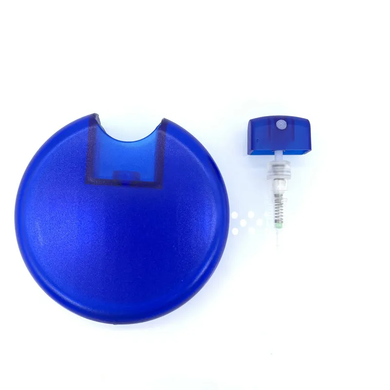 30ml Round Empty  Pump Mist Travel Mouth Spray Plastic Pocket Size Perfume Atomizer Bottle  Portable Pocket Credit Card Plastic