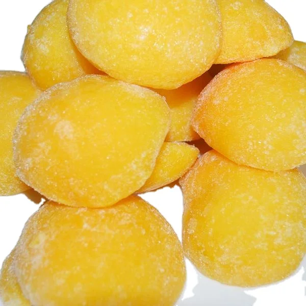 Hot Sell IQF Frozen Yellow Peach Half Slices Dices High Quality Sweet Yellow Peach