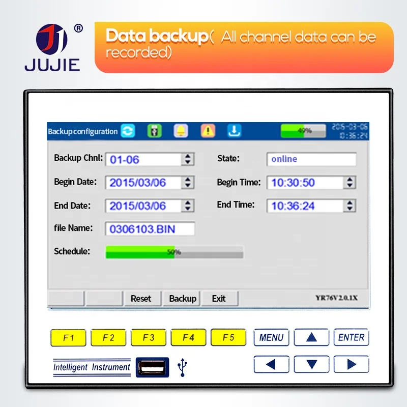 16 Channels Real Time Data Logger with Modbus USB Multi Channel USB Data Loggers Industrial