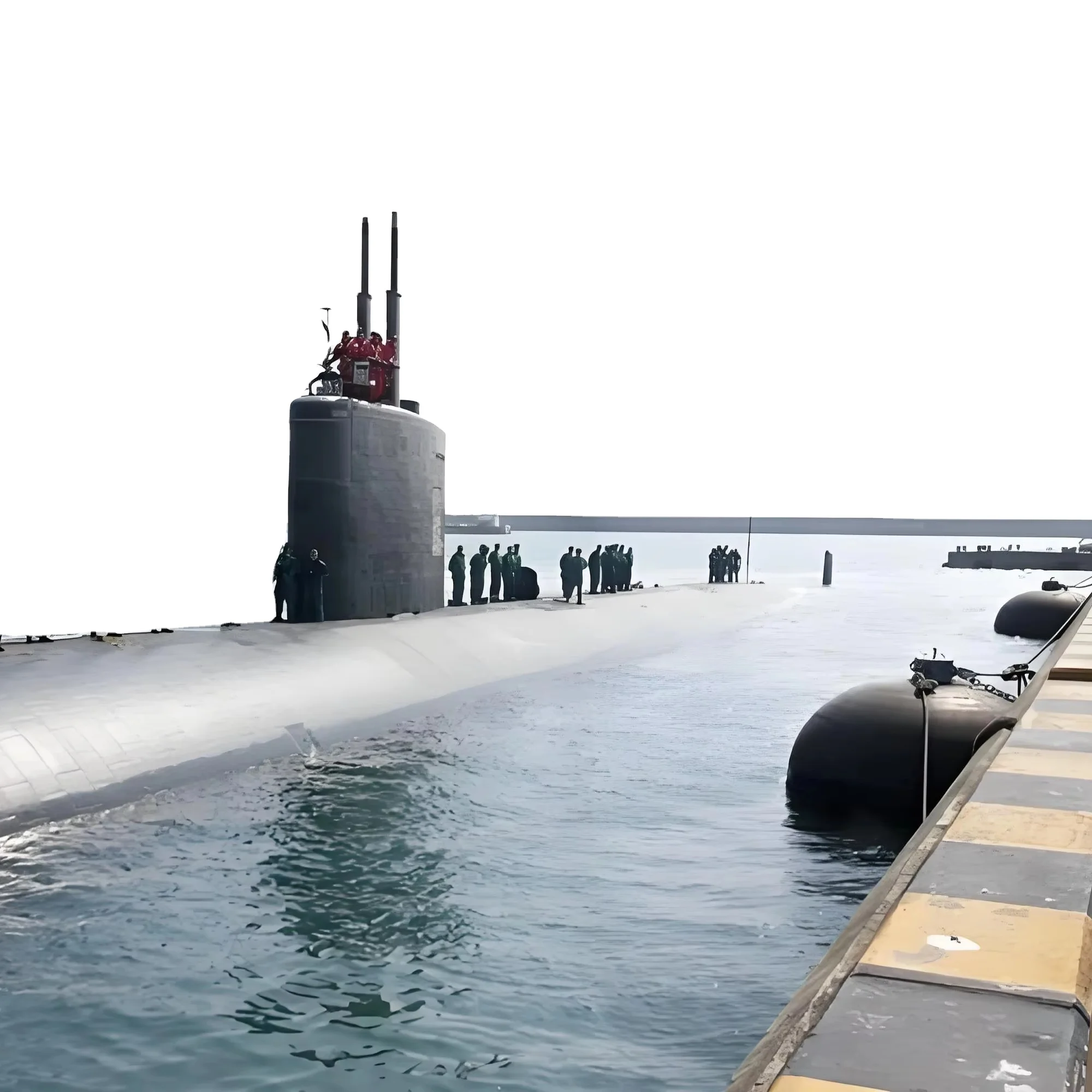 Qasir tal-Bħal Pneumatiku Rubber Submarine Fender għal il-Boat