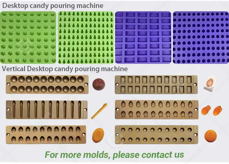 Vitamin Jelly Candy Bean Automatic Production Mini Manufacture Part Depositor Make Bear Gummy Machine