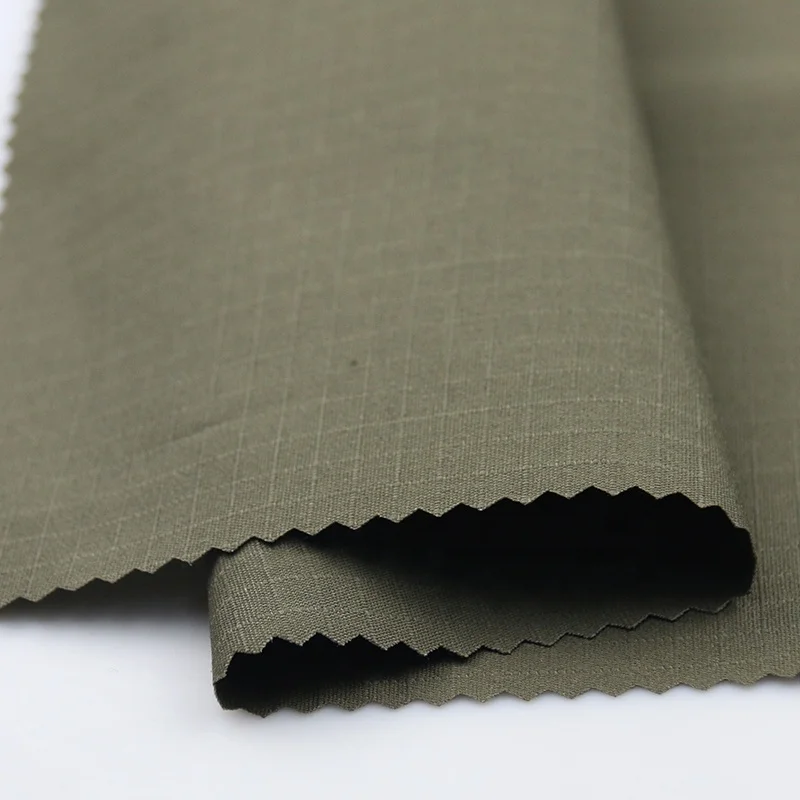 Водонепроницаемая ткань для боевой униформы TC 50/50 ripstop 0,5 Ranger Green WR