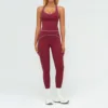 7028 Gilet &amp; 7028 Pantalon - Rouge Cerise