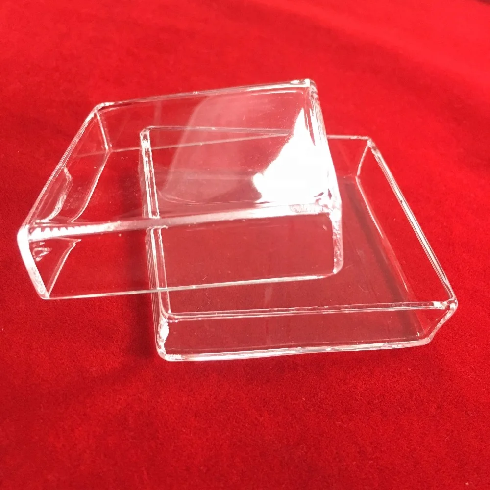 customized clear heat resistant borosilicate square