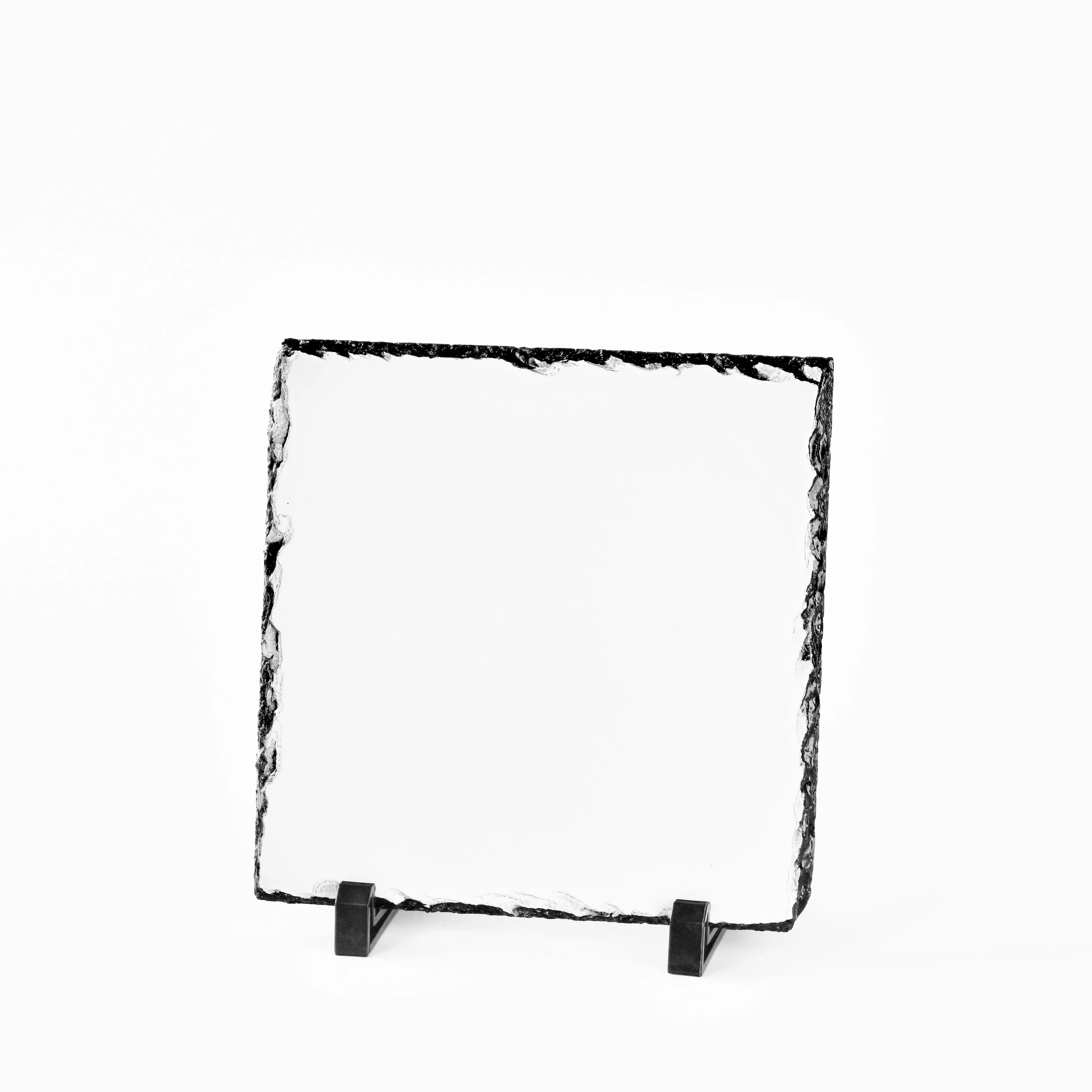 USA Warehouse Custom Photo Frame Personalized Home Decoration Modern Photo Printing Slate Plate Sublimation Blank Rock Slate