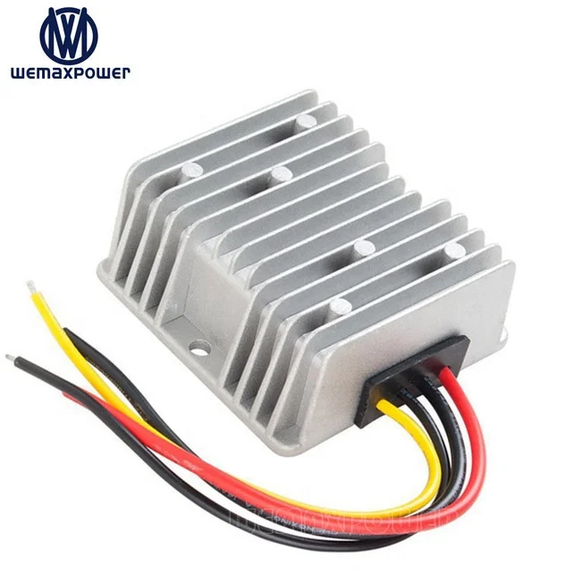 Waterproof 300W 25A DC/DC Converter, Step Down 36/48V to 12V for