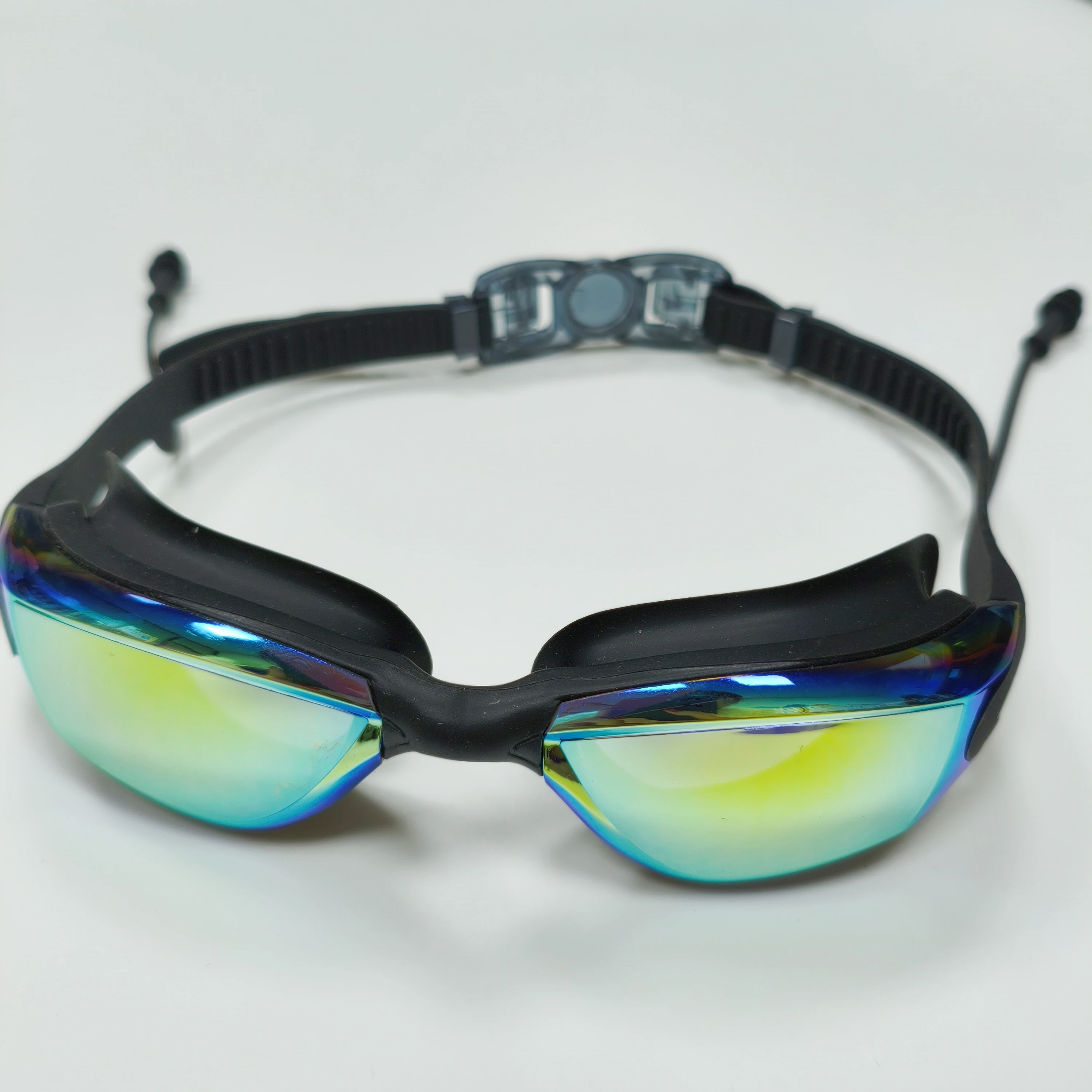 No Leaking Anti-Fog Swim Goggles With PC Lenses And Earplugs Professional Men Women Swimming Glasses For Competitions_voghion.com