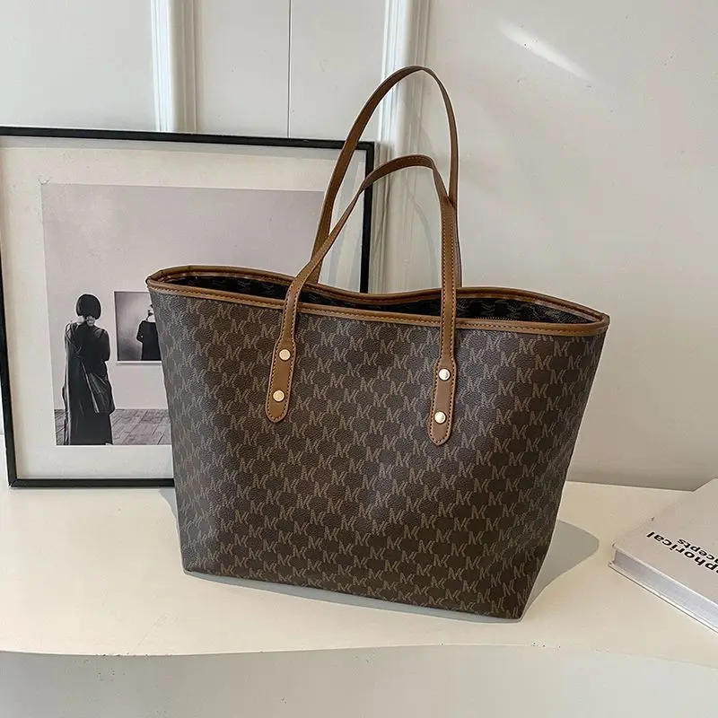 Top Fashion Women Brand Printed Luxury Bag Handbag PU Shoulder Bag Women's Large Capacity Tote Bag