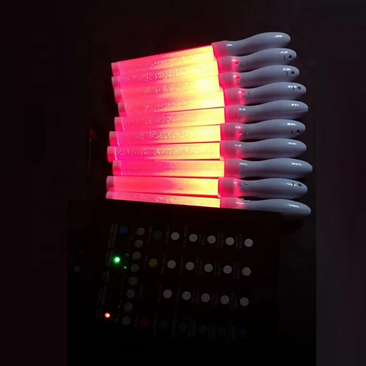Custom Concert Cheering Penlight Led Flashing Wireless Remote Controlled Led Stick