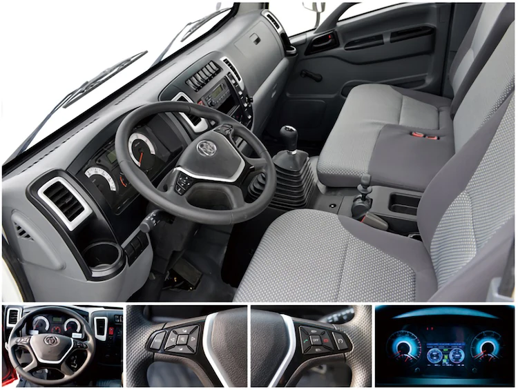 High quality 210km mileage 7 tons light 4x2 cargo small electric truck