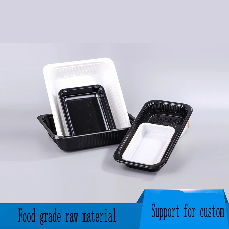 Специальная термостойкая пластиковая упаковочная коробка для ланча CPET для микроволновой печи, индивидуальный пластиковый противень для выпечки CPET