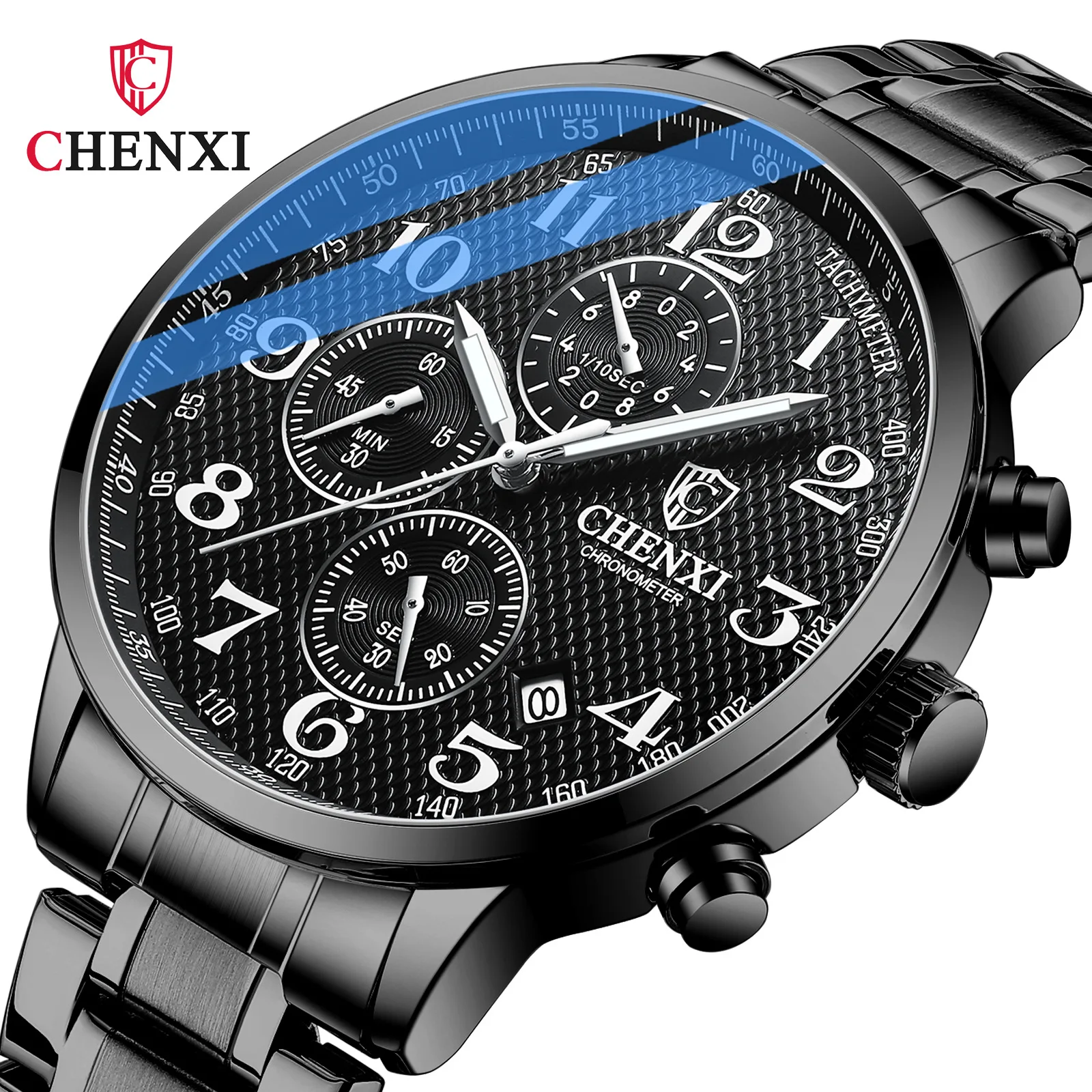 レチェ47 Chenxi 947 Luxury Wrist Watches - Stainless Steel Chronograph