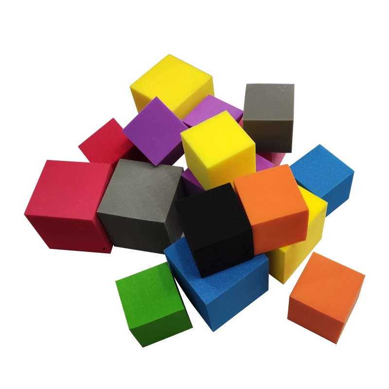 Cubo de bloques de espuma de altura de esponja de alta resiliencia