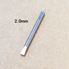 Silver 2.0mm Slotted Bits