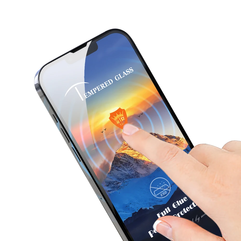 Mietubl 2023 9H full screen HD+ tempered glass screen protector for IP Models