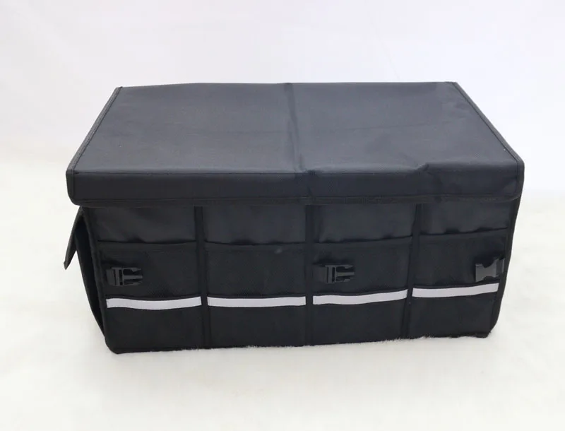 Heavy Duty Waterproof Collapsible Car Trunk Organizer With Lid Travel ...