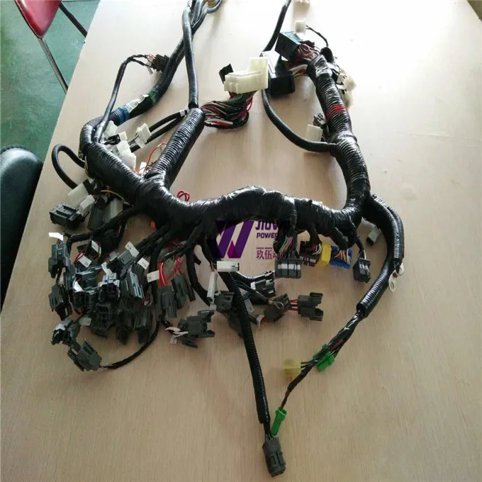 鉄道用具 MACHINERY ZX200 6BG1 EXCAVATOR WIRE HARNESS 0005702