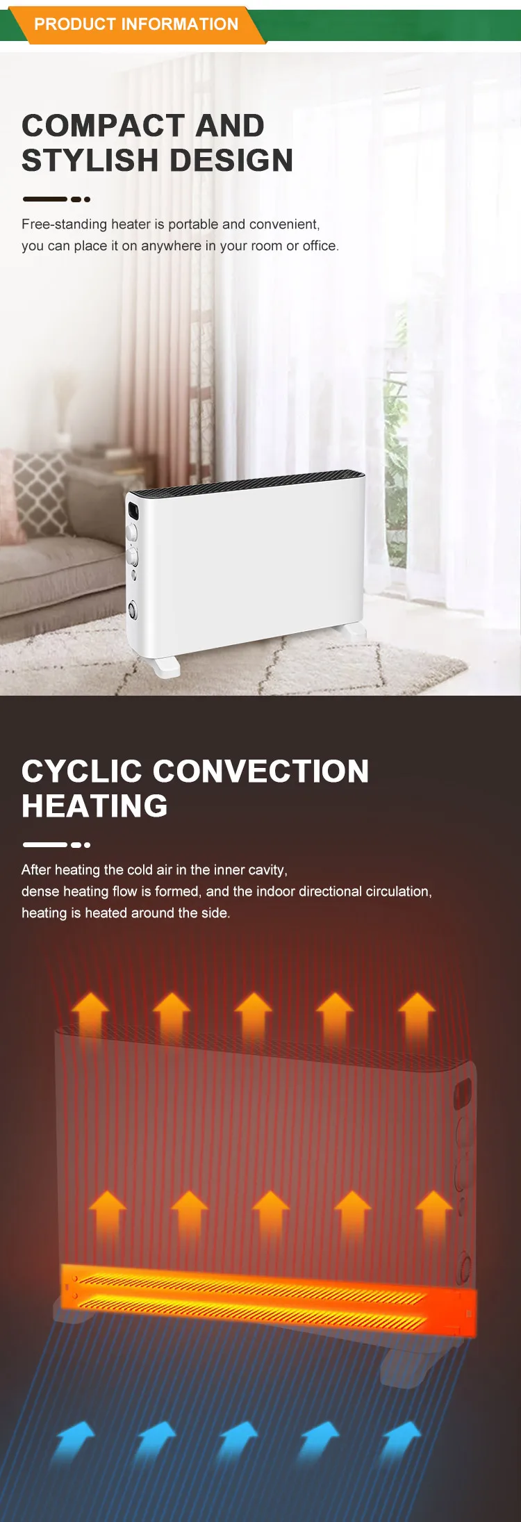 Efficient Electric Heater, 220V, 220~240V - detail 6