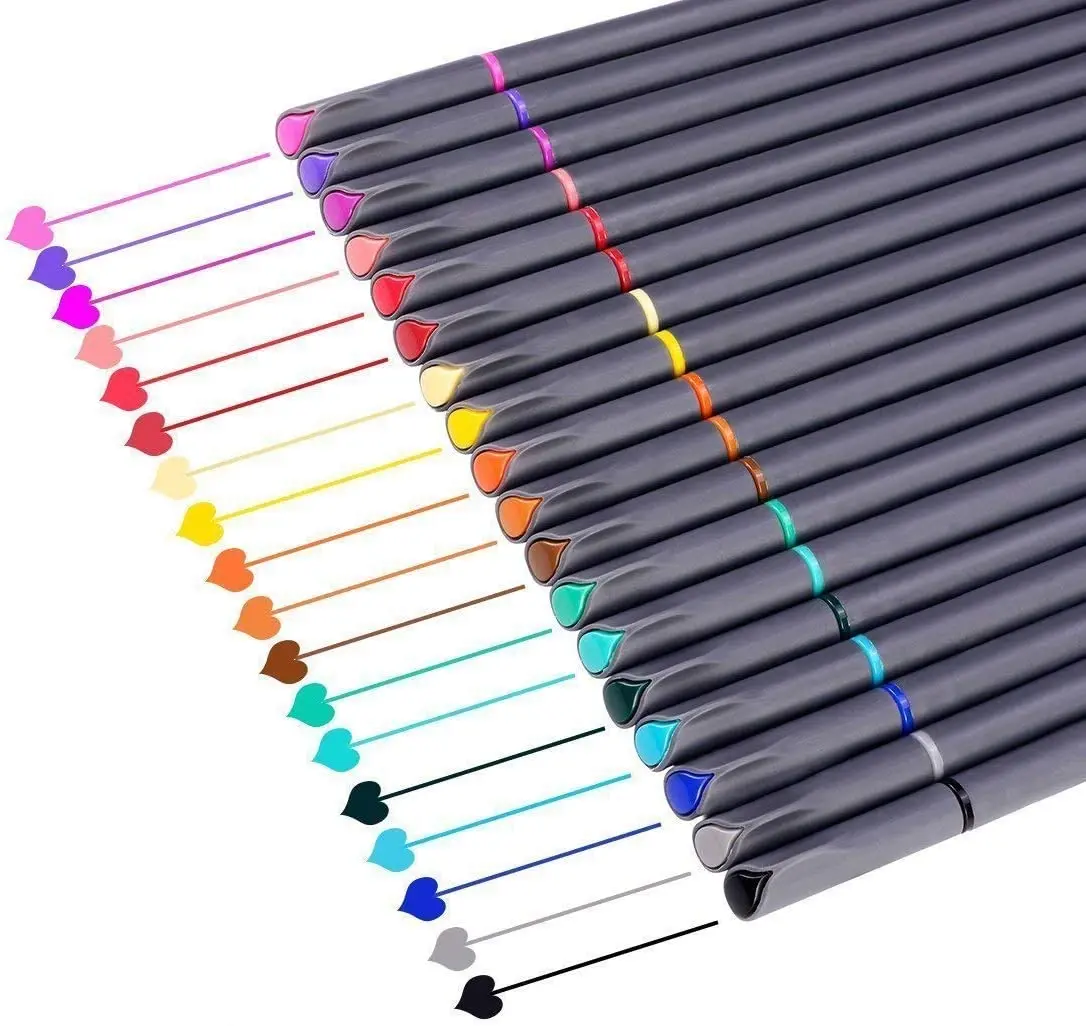 Sipa spot goods 0.38mm design planner 10 colored pens fine tip art