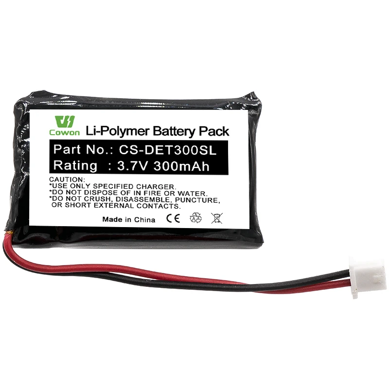 3.7V 300mAh ET-400 ET-402 EZ-900 EZ-902 Receiver Lithium Ion PL-711828 Battery for Collar Receivers