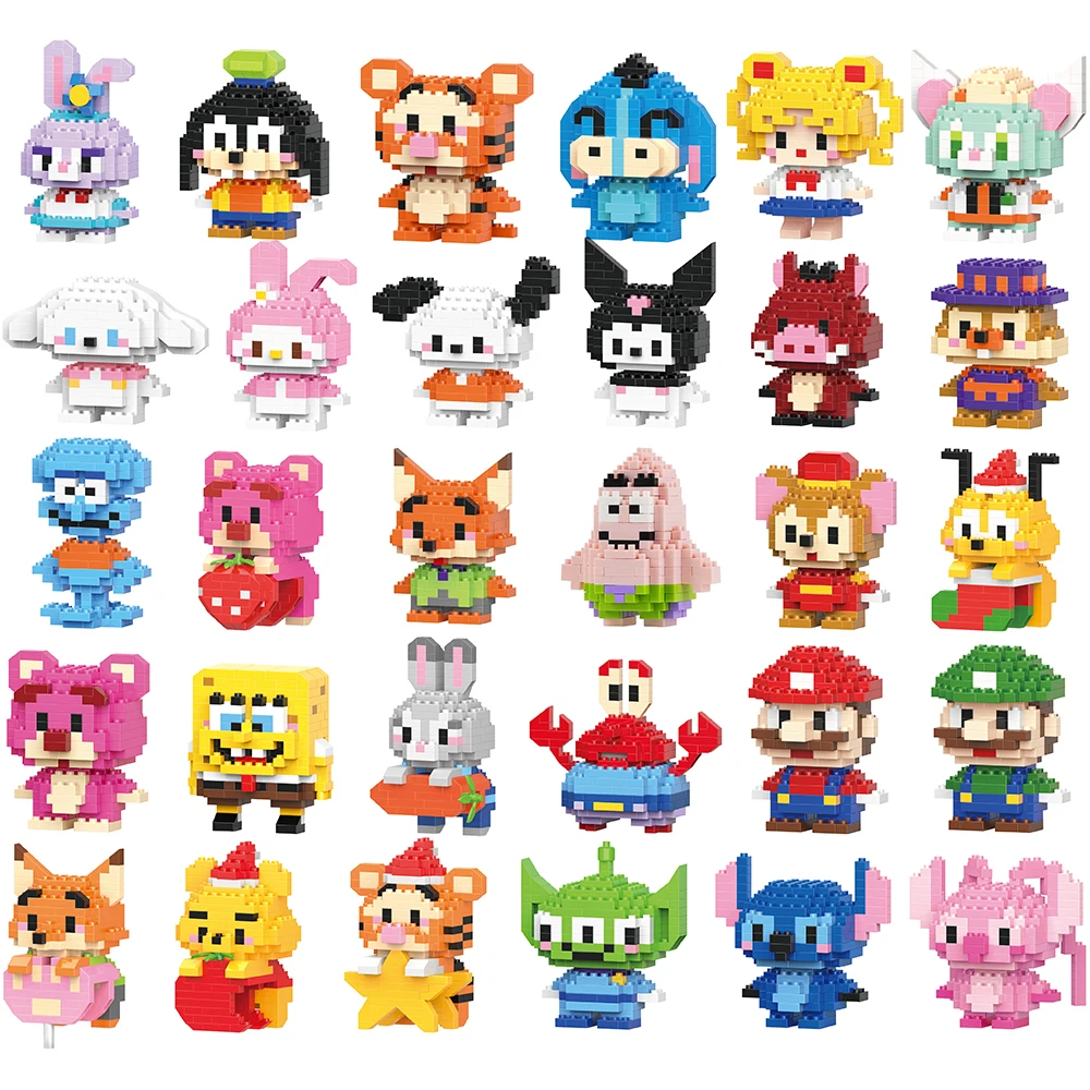 W2601-01-48 Cartoon Micro-Particle Nano Bricks Gift for Kids