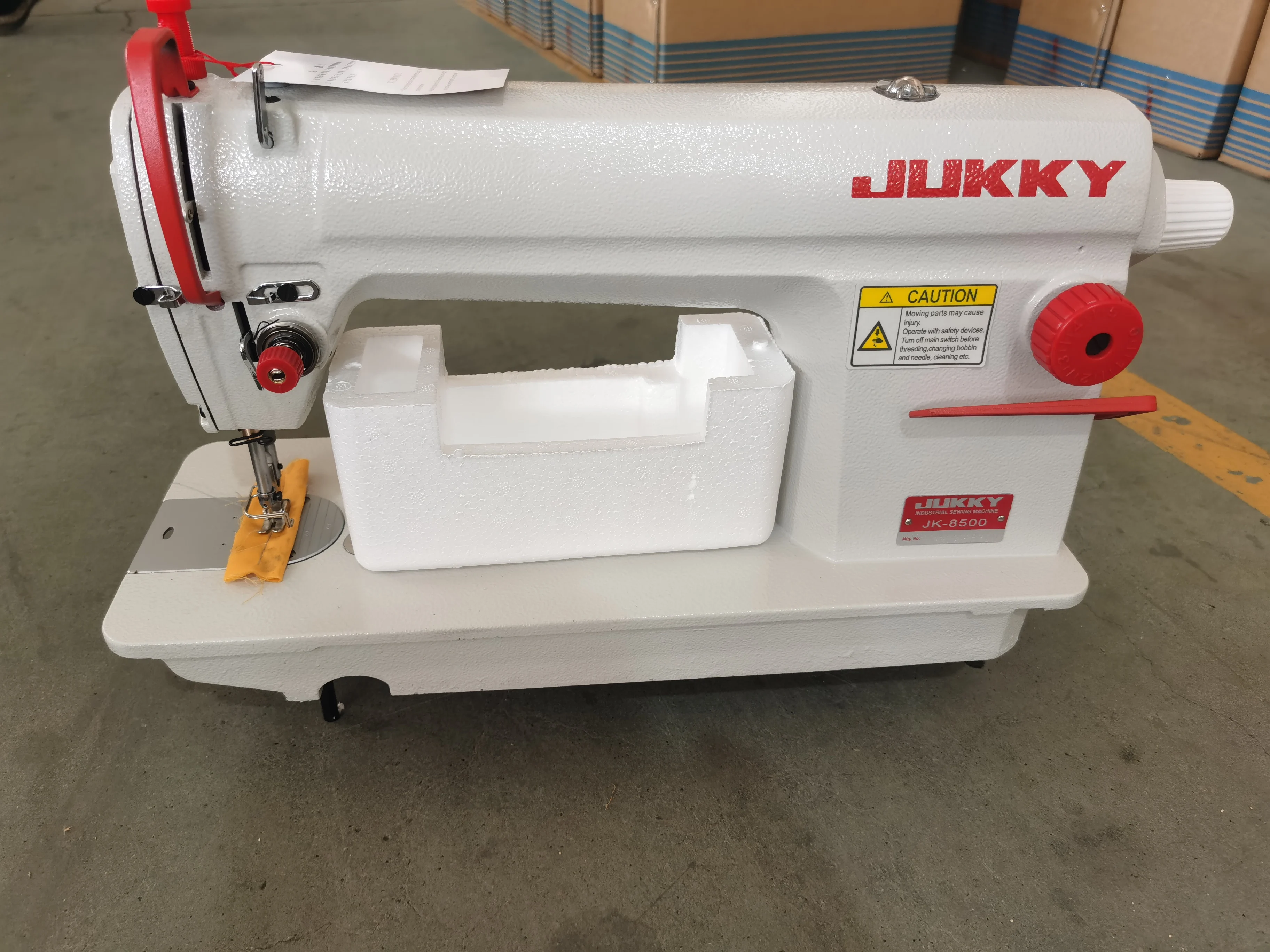 JK 5550 INDUSTRIAL HIGH-SPEED LOCKSTITCH SEWING MACHINE GREY and WHITE JUKKY WIKI STARLIGHT BRAND
