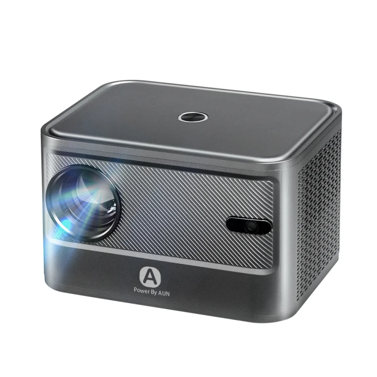 Global AUN A002 4200 Lumens 4K Android 9.0 65W TV Home Theater Portable LED Projector, Game Beamer