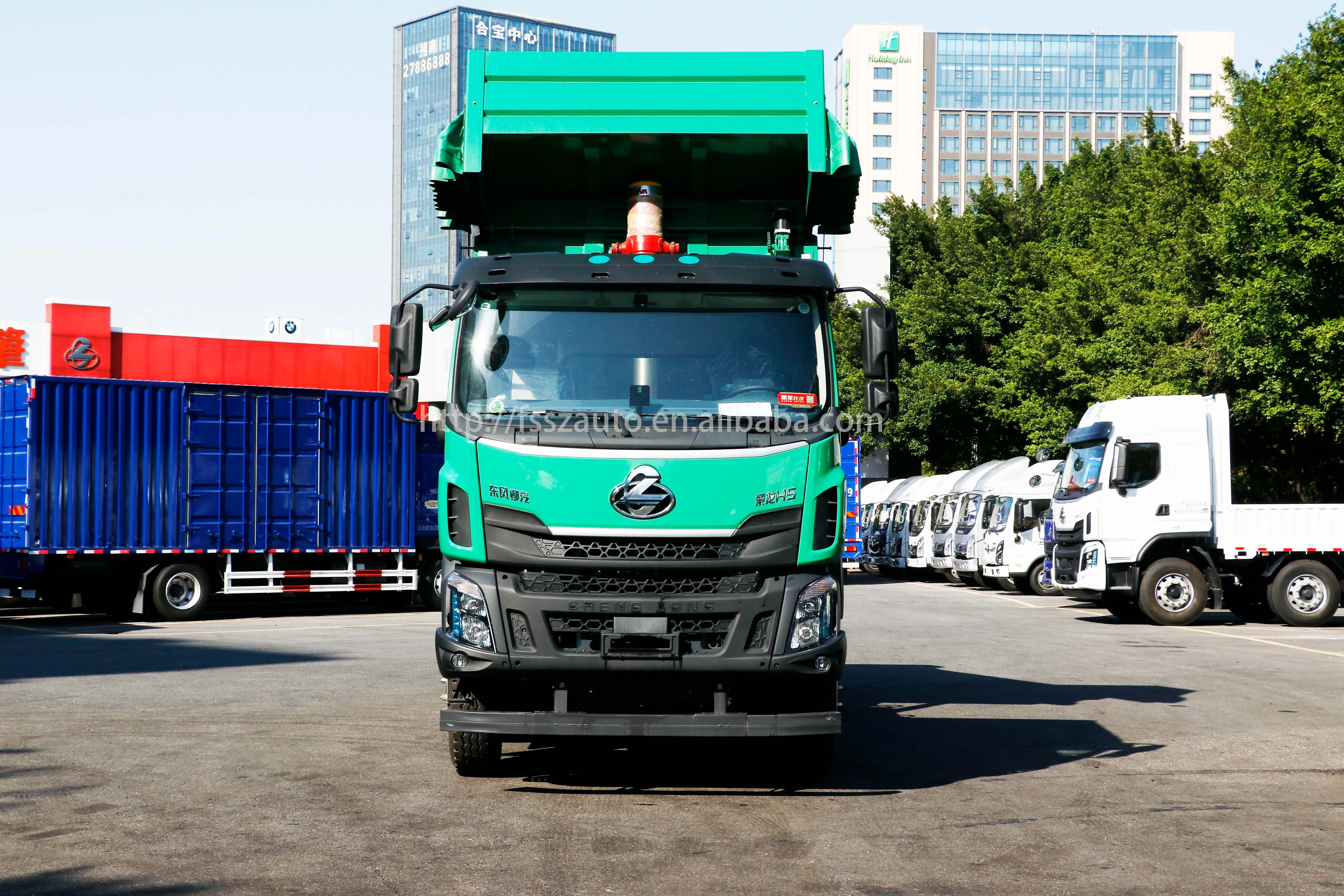 New Dongfeng H5 8x4 12 Wheel Heavy Duty Diesel Dump Truck with Euro 6 Emission and 30T GVW