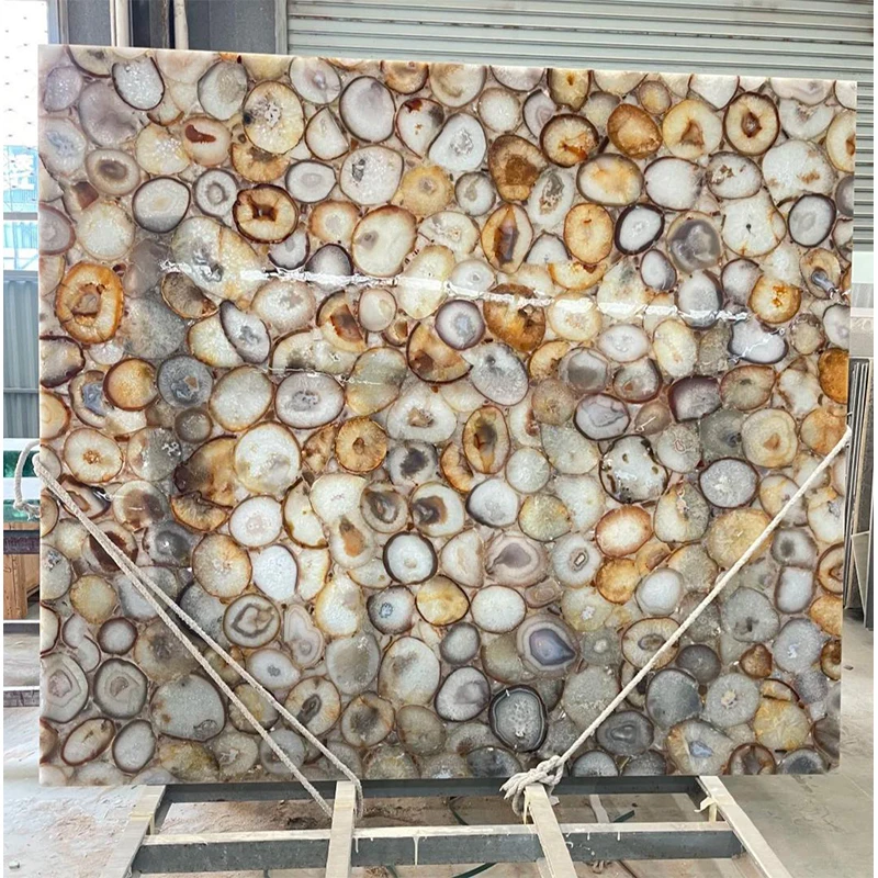 Плита из жёлтого агата, современный дизайн, полированная поверхность, водонепроницаемая, подсветка сзади, индивидуальная резка по размеру, панель для внутренней отделки стен