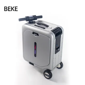 2025 Best Buy 20 Inch Electric Scooter Suitcase with 15-kilometer Range Telescopic Style 4 Wheels for Outdoor Use