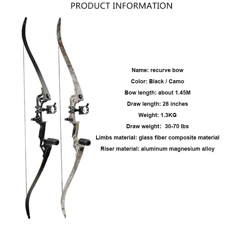 Spg Archery Takedown Recurve Bow Metal Riser 3060 Lbs Right And Left