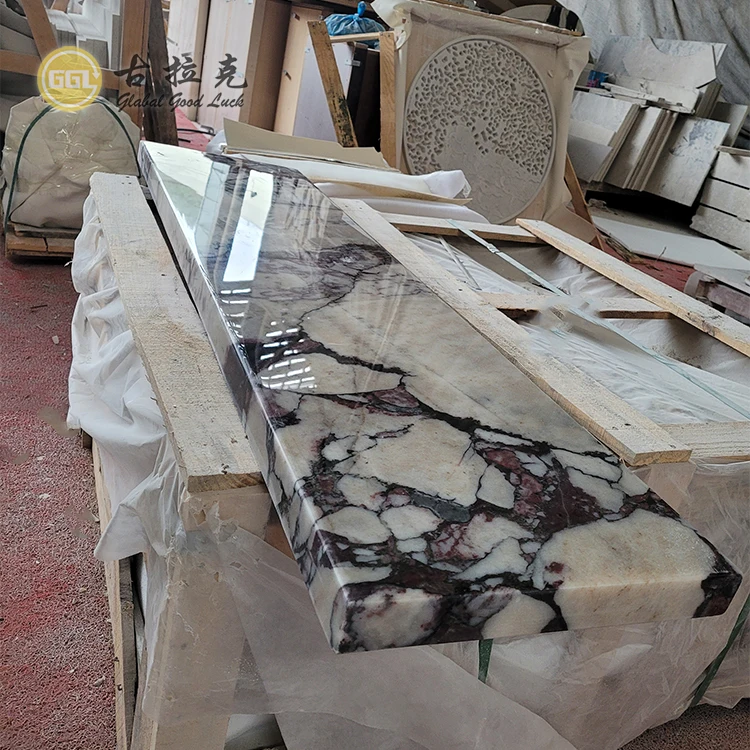 Nature Luxury Stone Custom Design Calacatta Viola Marble Table