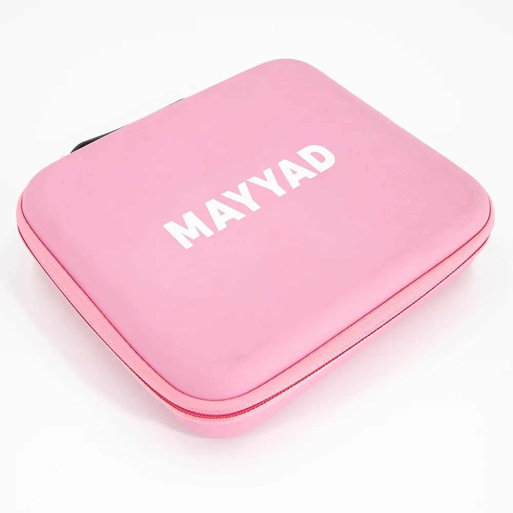 product custom print logo portable eva hard carry case with molded traytravel case with cutting foam-0