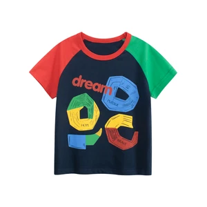 Wholesale 2026 Summer Fashion Children Clothes Printed Kids Tops 100% Cotton Little Boy Short Sleeve t Shirt