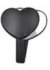 miroir de maquillage-coeur noir