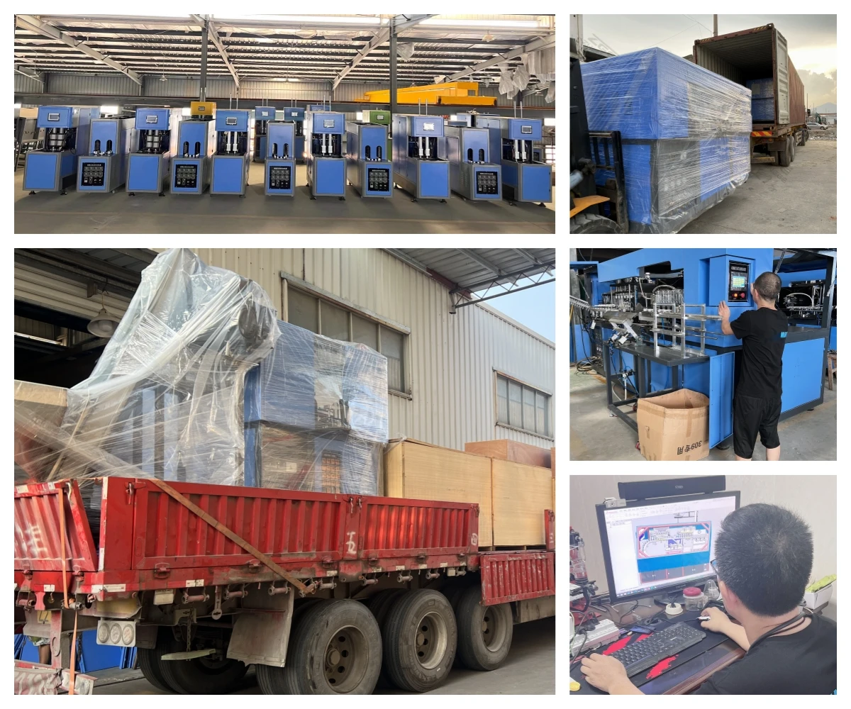 High Precision Professional Factory Direct Pet Blowing Machine High Speed Automatic Plastic Bottles Making Machine SMC Motor Hot supplier