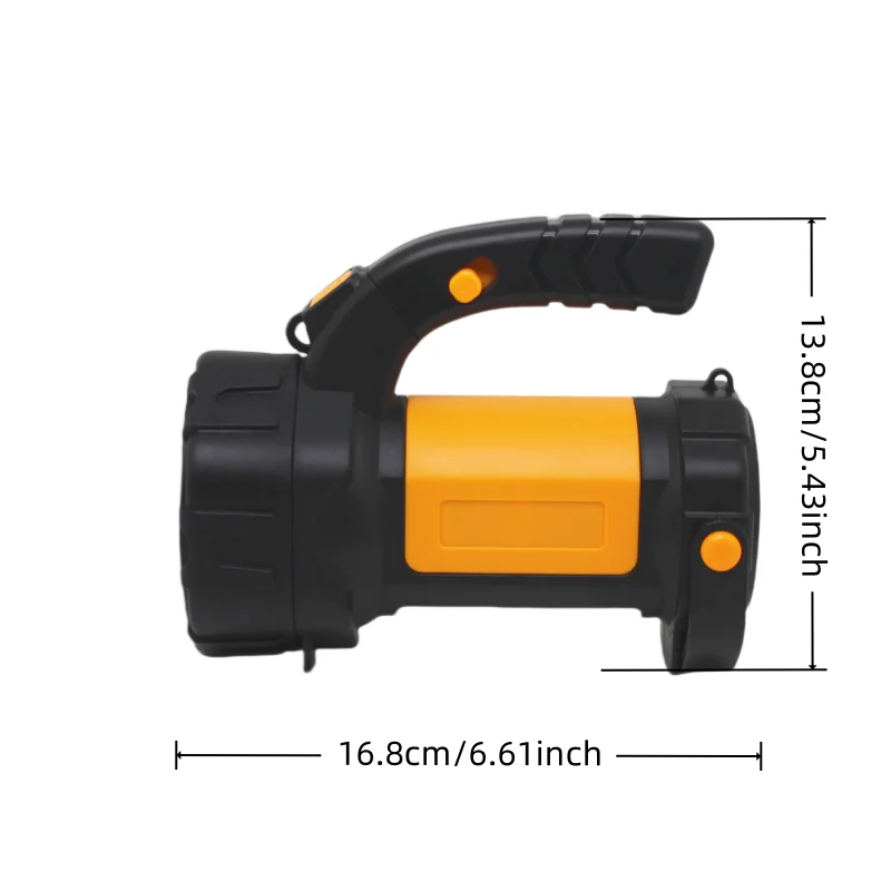 Professional Battery Operated Projector Rotating Mini Portable Handheld Led Searchlight