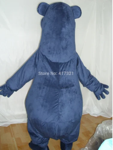 Costume Gonflable Mascotte Ours Bleu Sullivan Professionnel Pour Adultes - Neuf Avec étiquettes (à Piles)