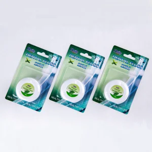 Daily Care GMP ISO Approved Dental Appliance Orthodontic Floss PTFE Flat Dental Tape Floss for Wide Gap Cleaning 50m