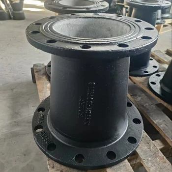 Ductile Iron Double Flange Eccentric Taper Reducer for Drinking Water or Sewerage Pipeline Casting Technics