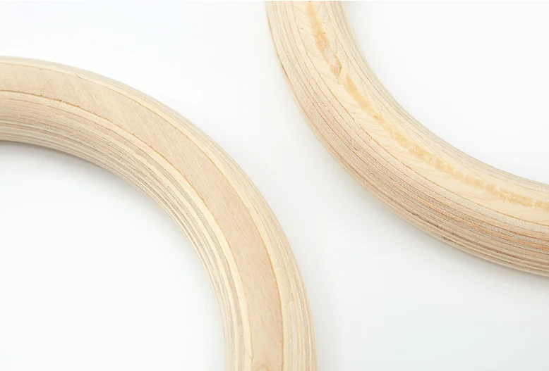 Оборудование для фитнеса, деревянные гимнастические кольца с ремнями для тренажерного зала от 4 м до 6 м