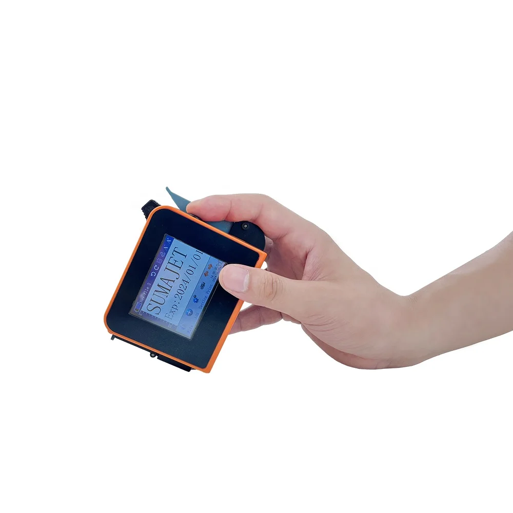 ハンドヘルドインクジェットプリンター、スマートハンドヘルドインクジェットプリンター、小型自動ラベルパッケージQRコードバーコード識別 ハンドヘルド  インクジェット プリンター ハンドヘルドインクジェットプリンタ ハンドヘルドポータブル小型インクジェット ... ハンドヘルドインクジェットラベルプリンタポ​​ータブル製造日パターンQRコードエンコーダ速乾性と非退色包装袋印刷 どんな表面にも使(