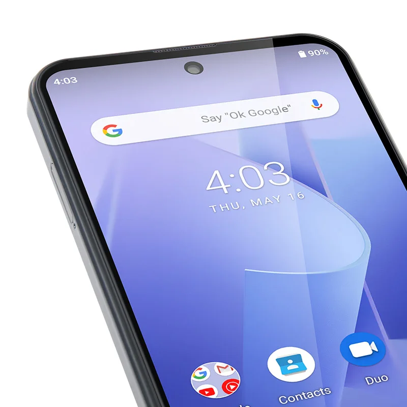 スマートフォン本体 W & O-X100 W & O-X100超薄型Androidスマートフォン、4GB RAM、64GB rom