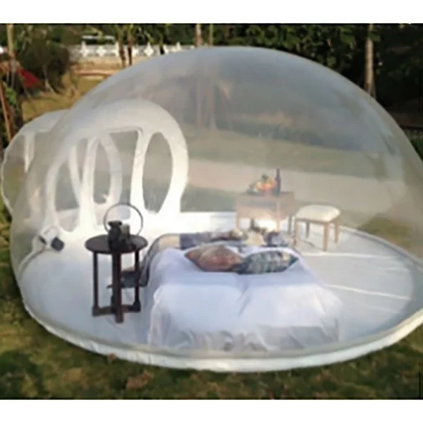 Inflatable Round Tent Inflatable Igloo Camping Tent Transparent Inflatable Clear Tent for Outdoor